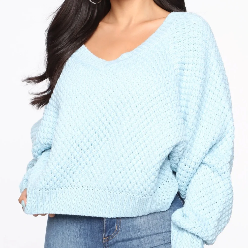 Blue sweater - Picture 2 of 5